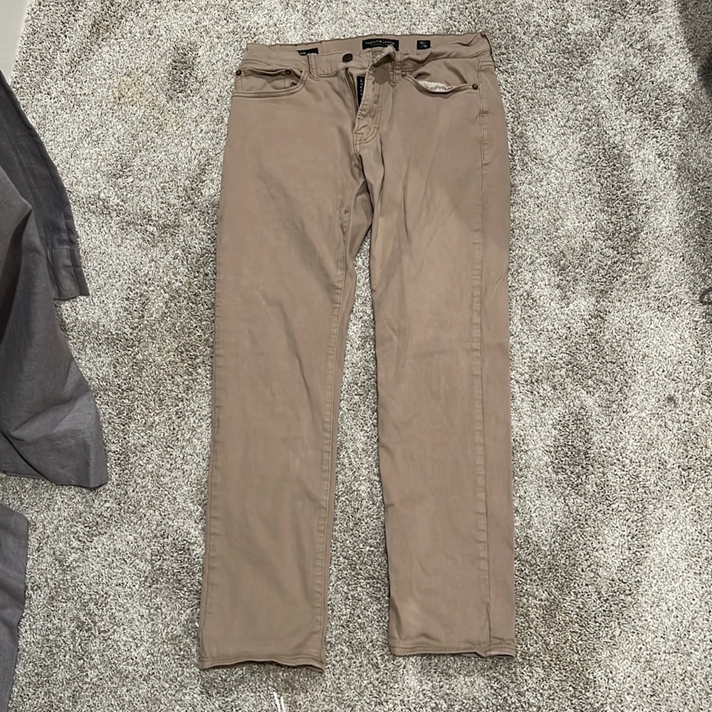 Khacki pants. Lucky brand 121 slim. Size 30/30
